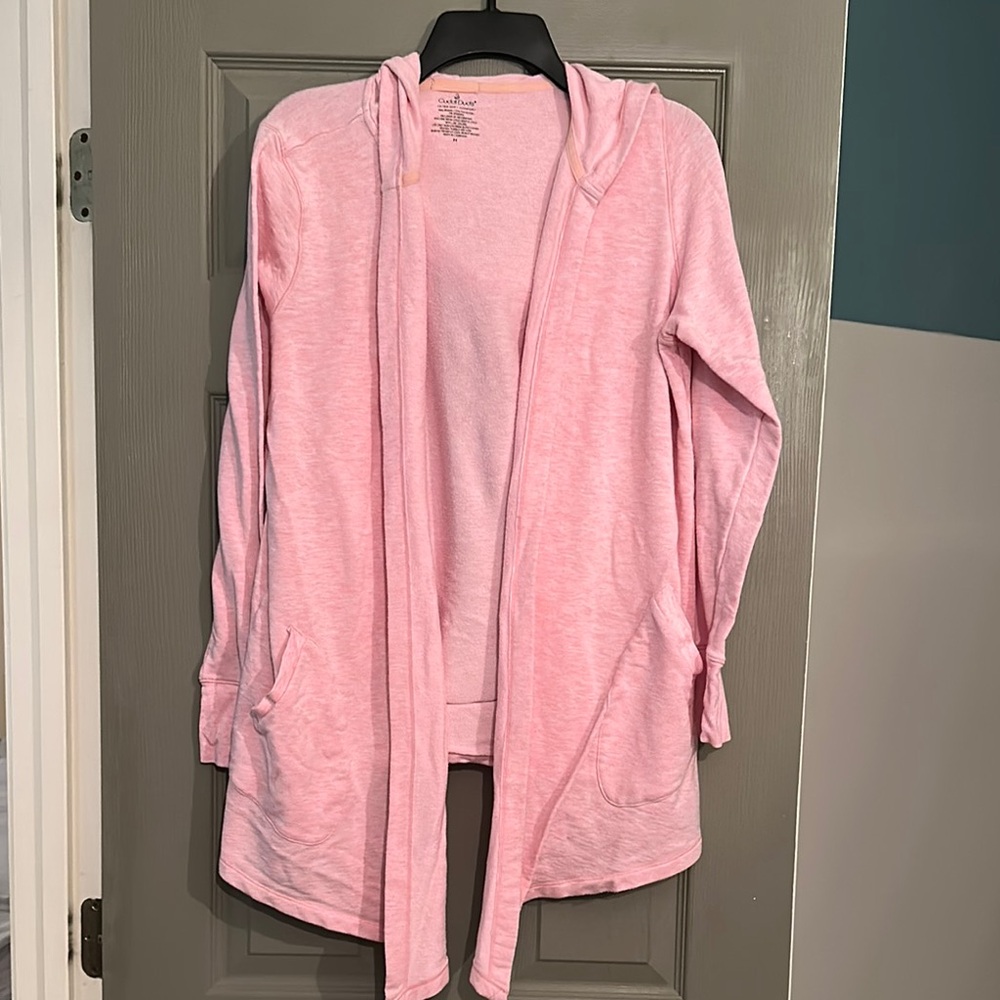 Cuddl Duds Light Pink Women's Cardigan